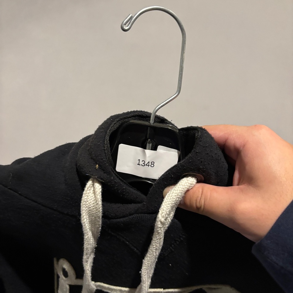 Icon Motorsports Pullover Hoodie Size Medium Embroidered‎ Logo Biker Y2K Grunge - Picture 8 of 8